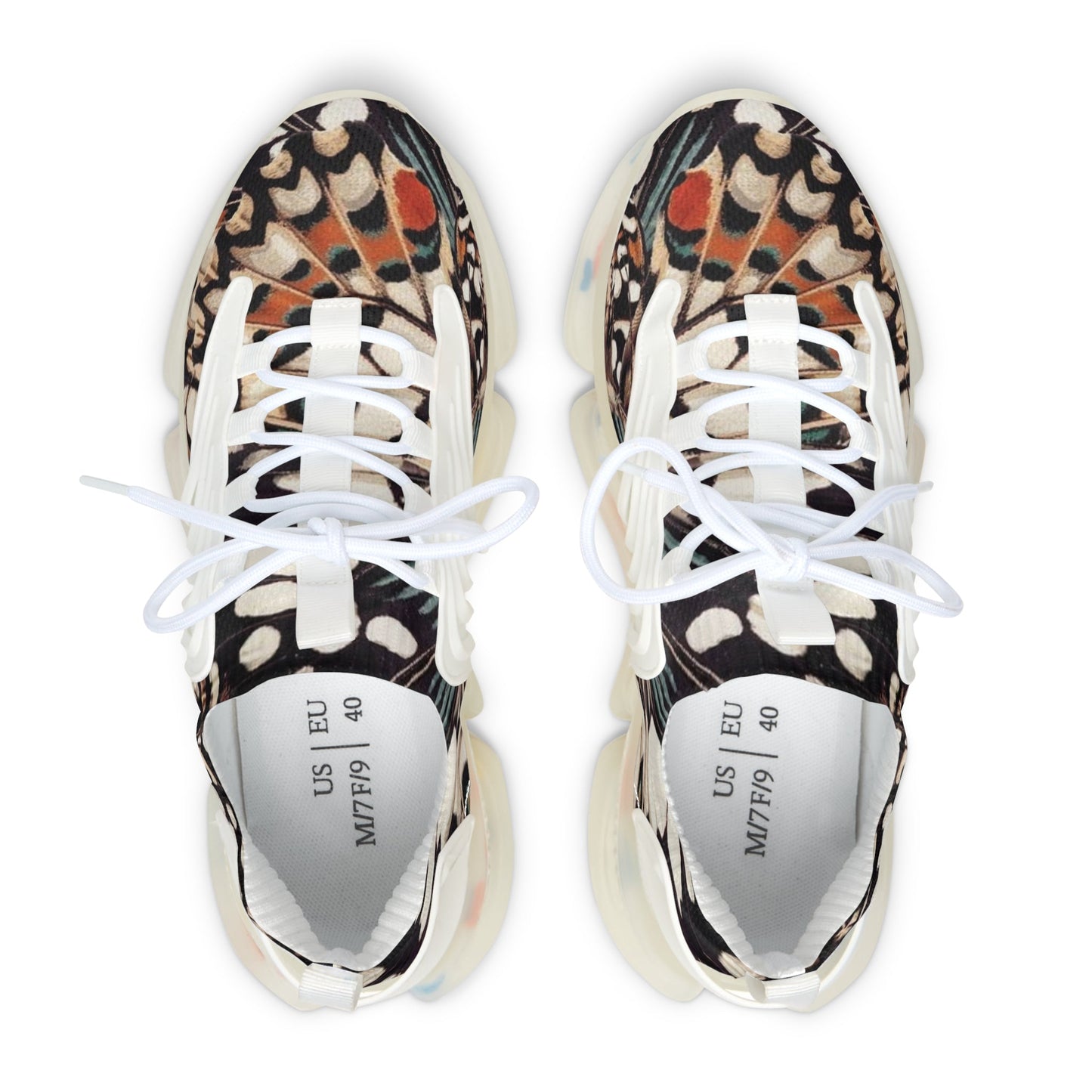 Sneakers Women's Mesh butterfly by Mariu del Campo. - Mariu del Campo