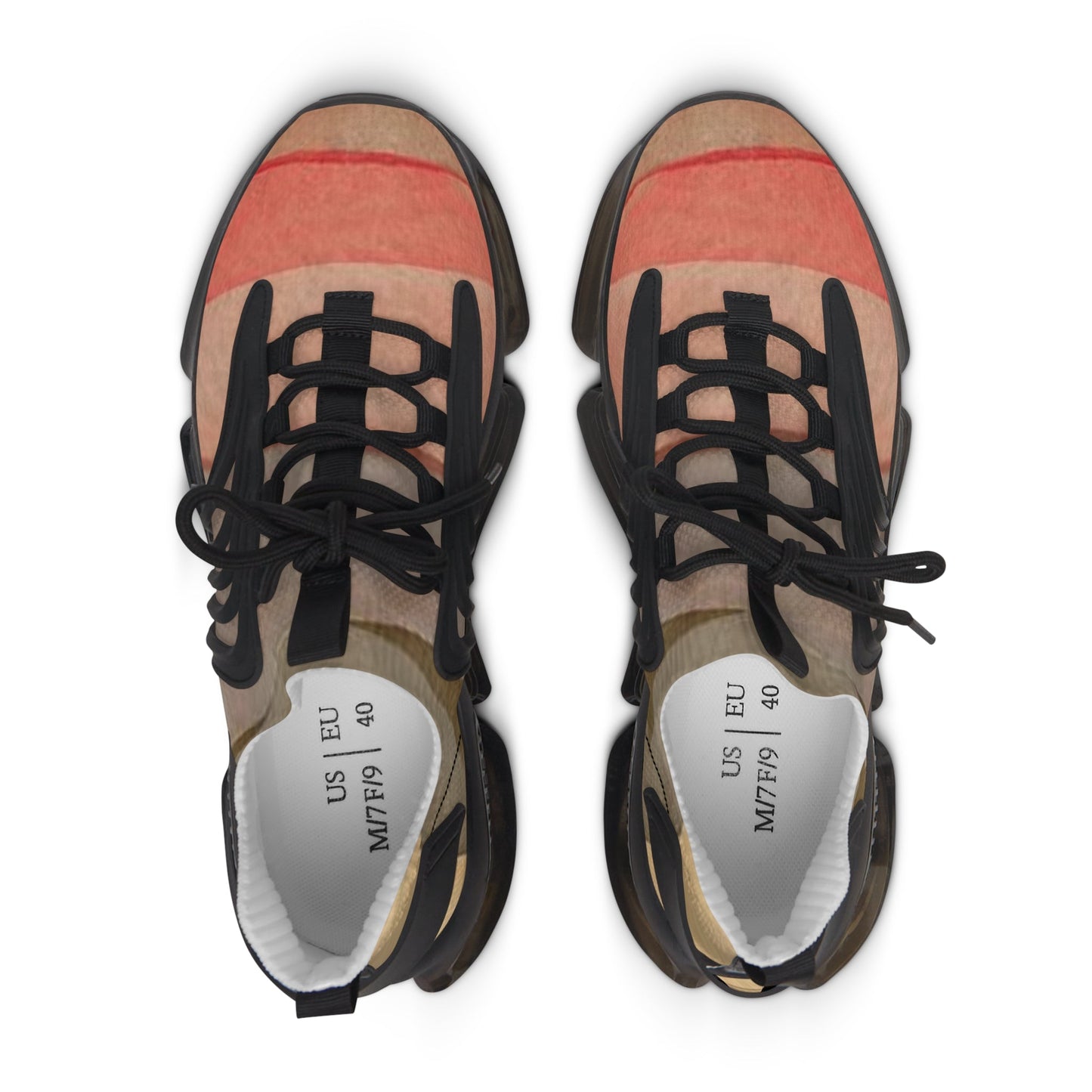 Sneakers Women's Mesh color gradient by Mariu del Campo. - Mariu del Campo