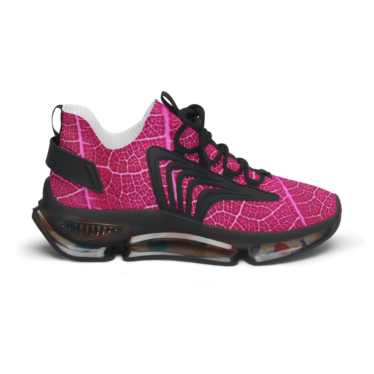 Sneakers Women's Mesh Leaf in pink by Mariu del Campo. - Mariu del Campo