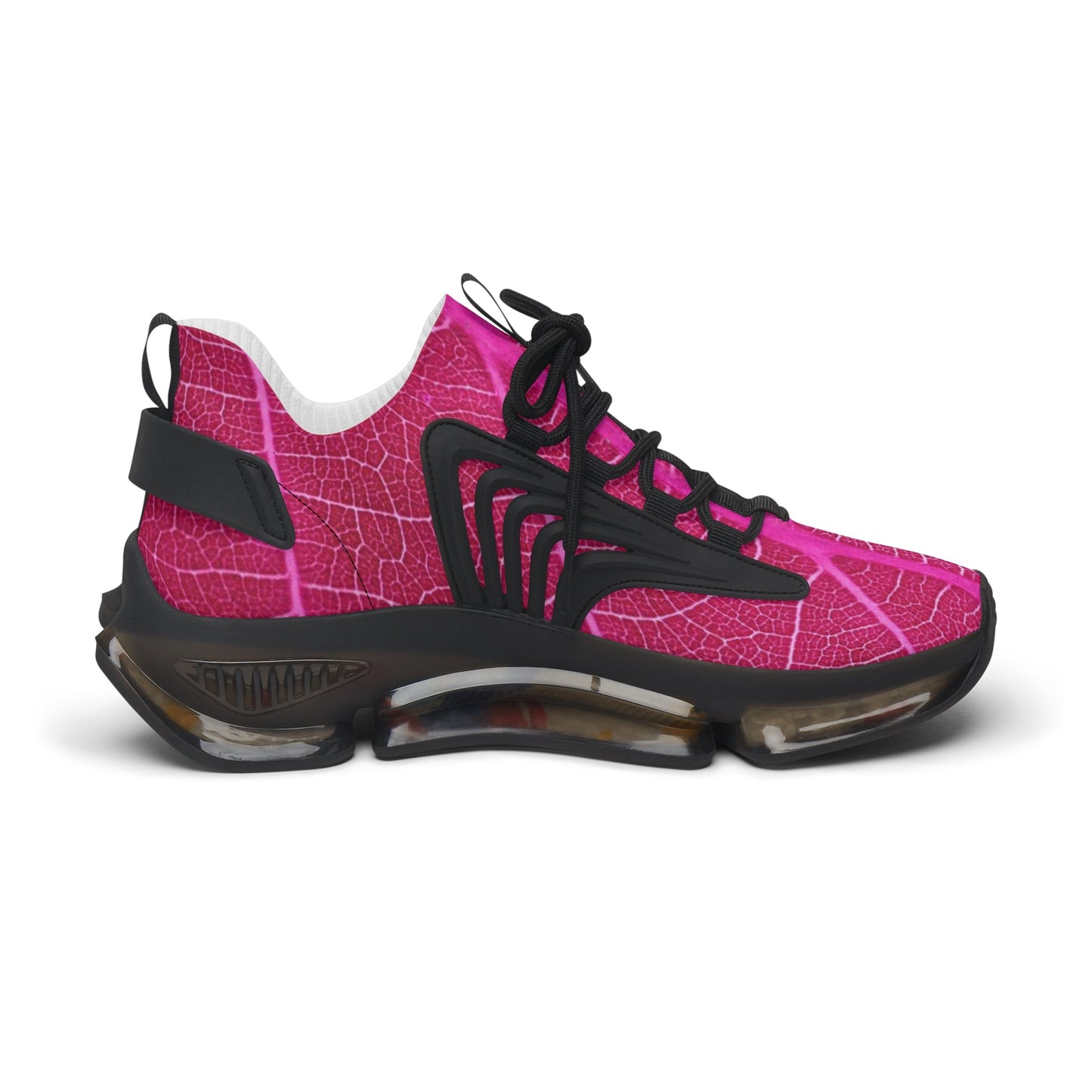 Sneakers Women's Mesh Leaf in pink by Mariu del Campo. - Mariu del Campo