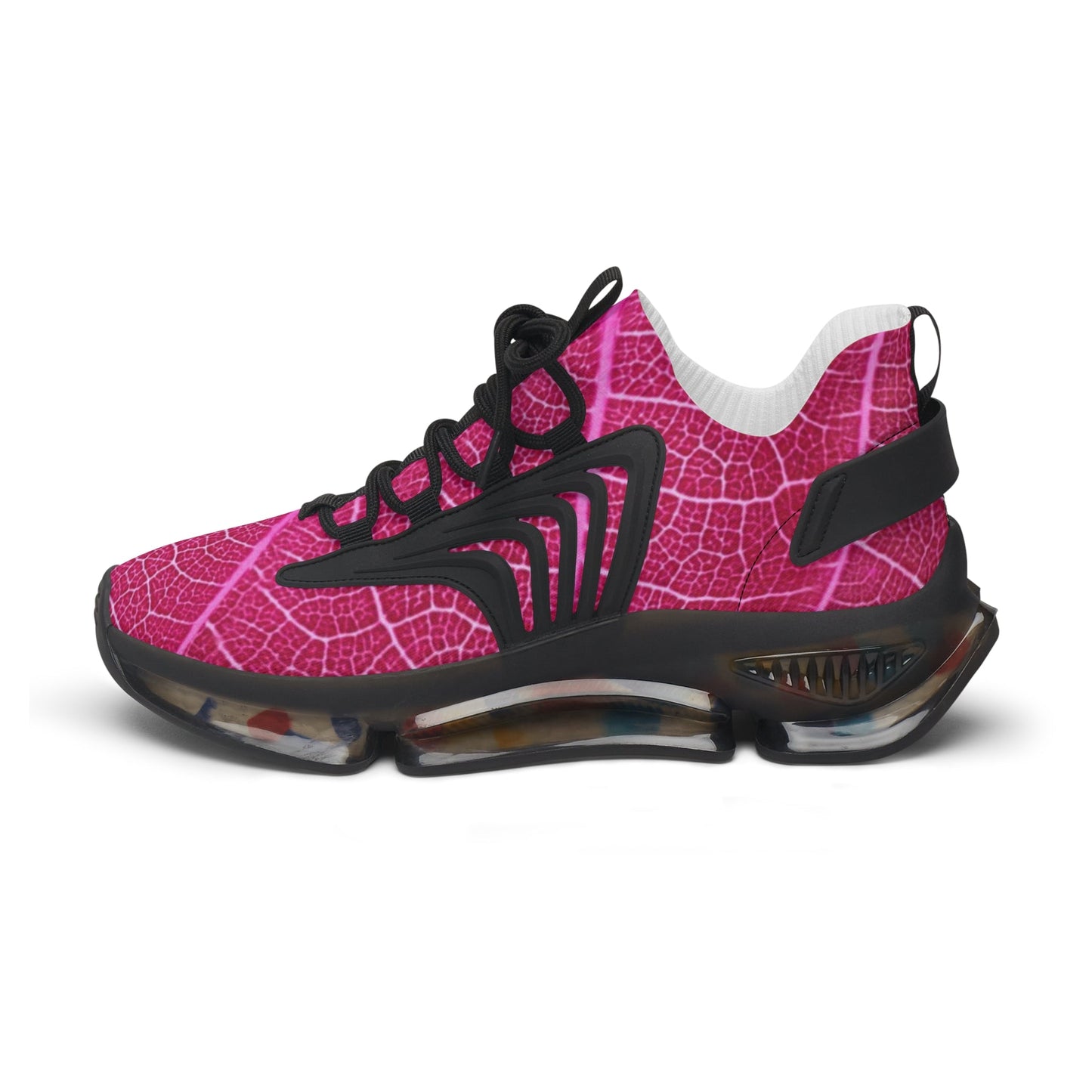 Sneakers Women's Mesh Leaf in pink by Mariu del Campo. - Mariu del Campo