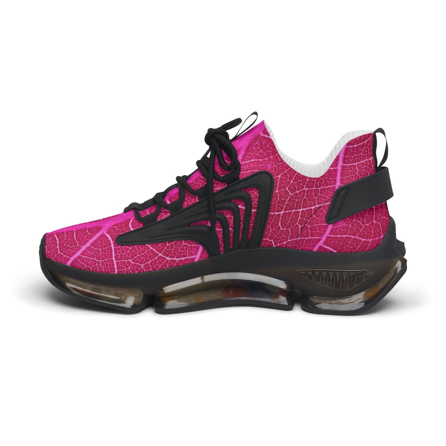 Sneakers Women's Mesh Leaf in pink by Mariu del Campo. - Mariu del Campo