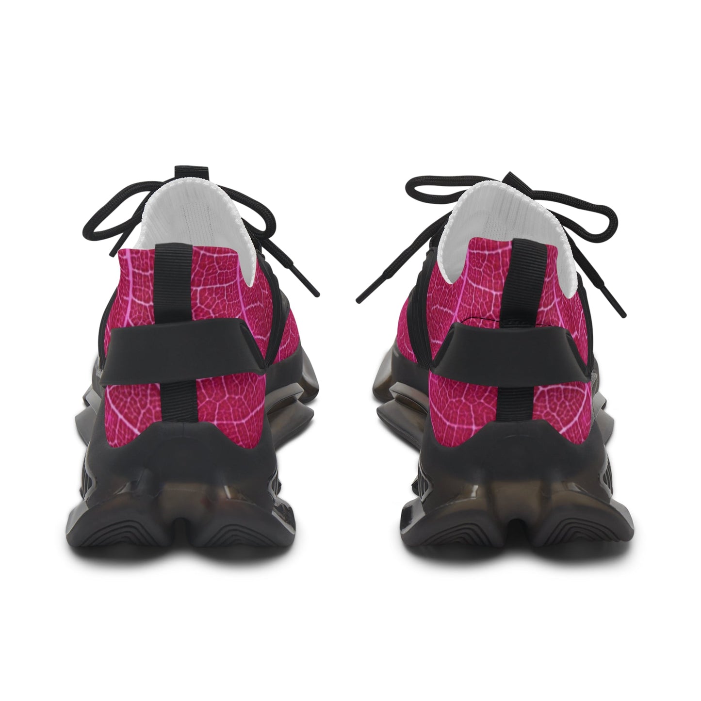 Sneakers Women's Mesh Leaf in pink by Mariu del Campo. - Mariu del Campo