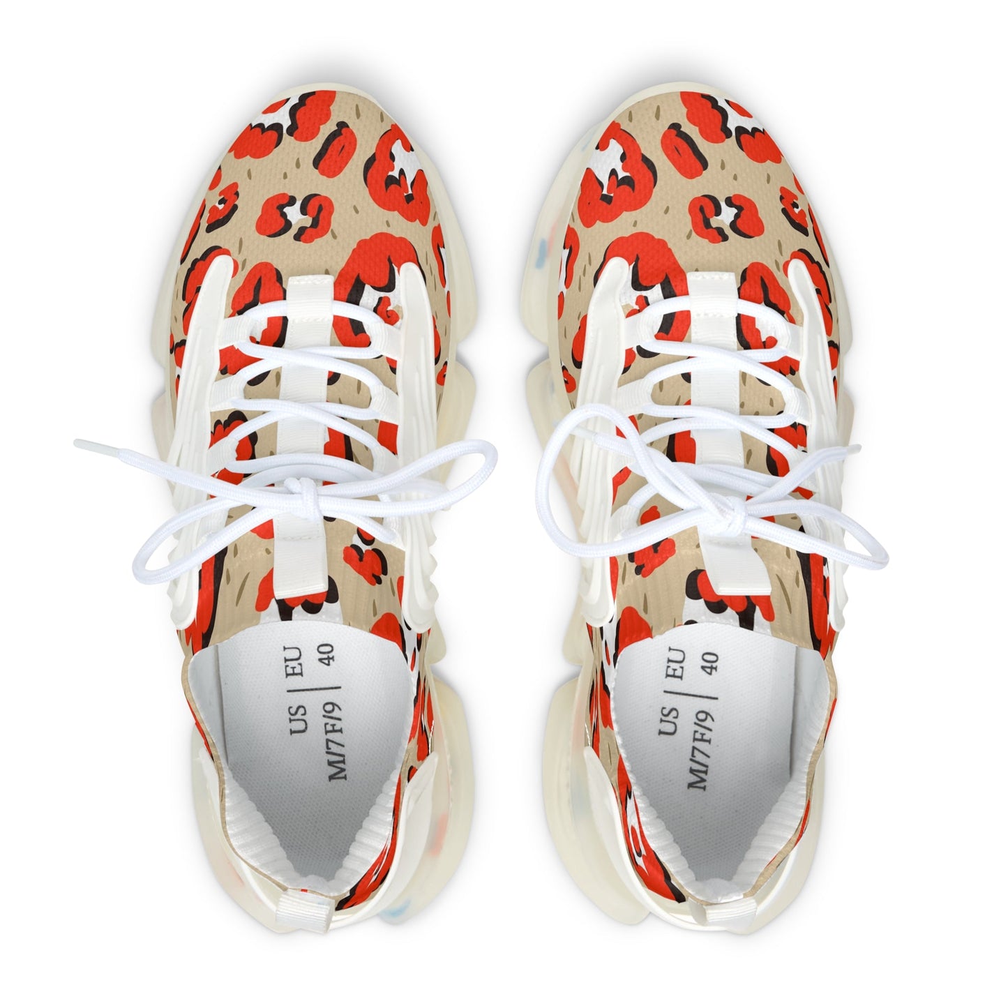 Sneakers Women's Mesh leopard by Mariu del Campo. - Mariu del Campo