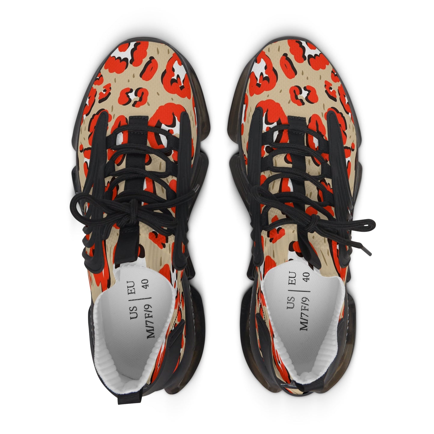 Sneakers Women's Mesh leopard by Mariu del Campo. - Mariu del Campo
