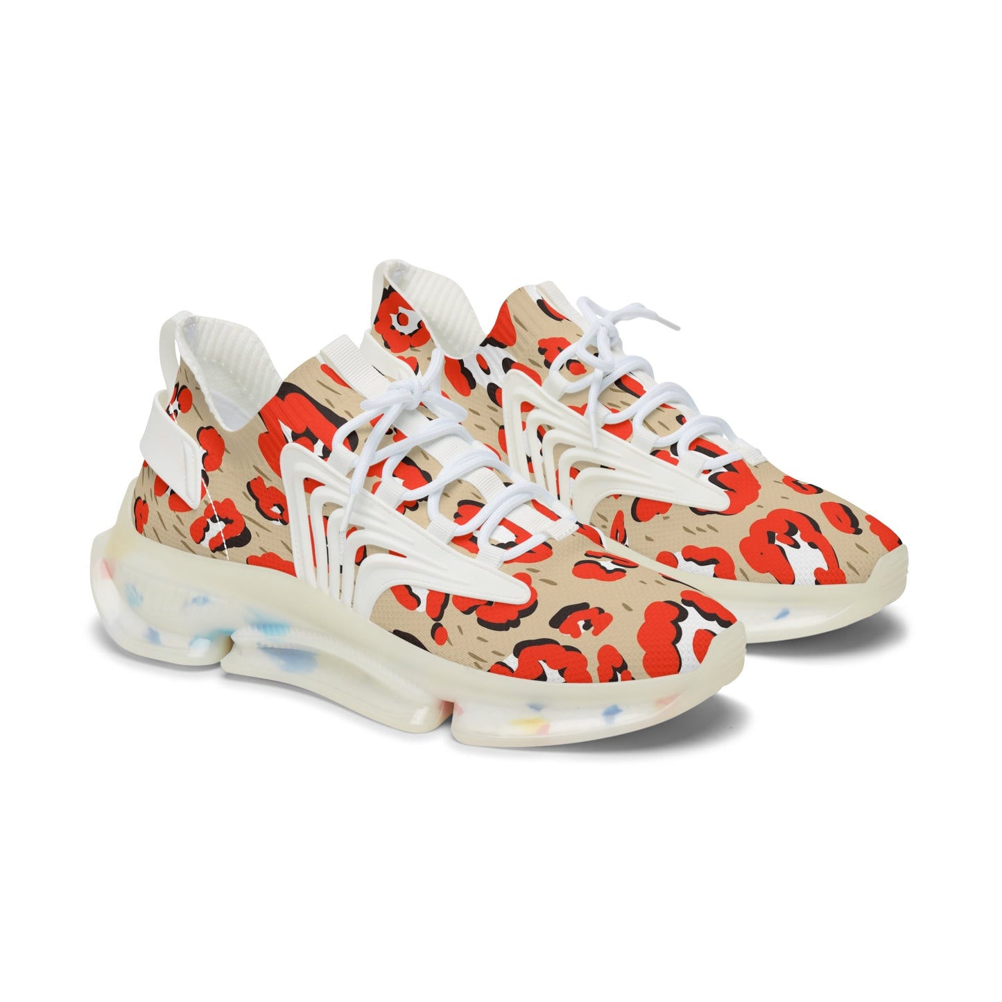 Sneakers Women's Mesh leopard by Mariu del Campo. - Mariu del Campo