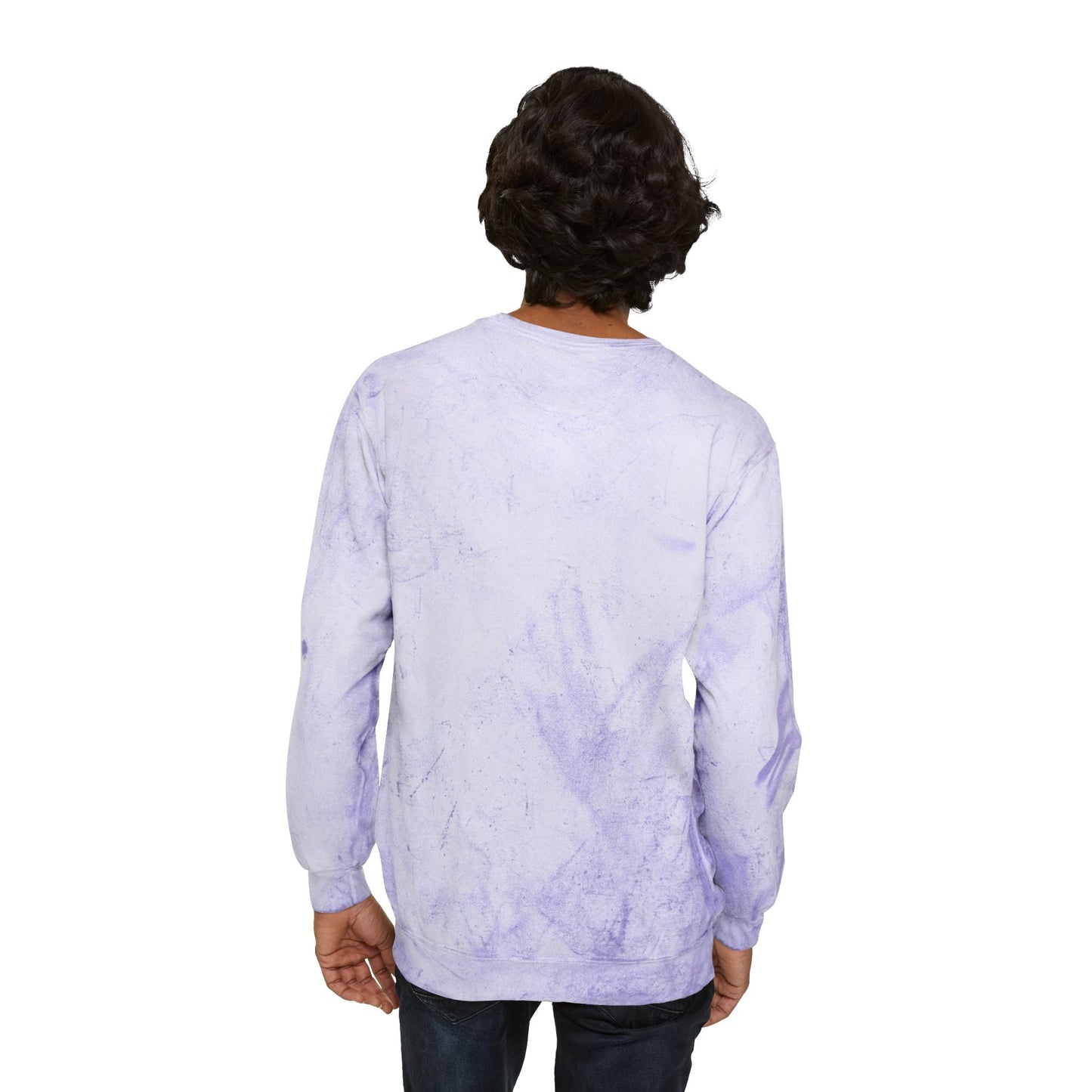 Sweatshirt Unisex Color Blast Crewneck ignore by Mariu del Campo. - Mariu del Campo