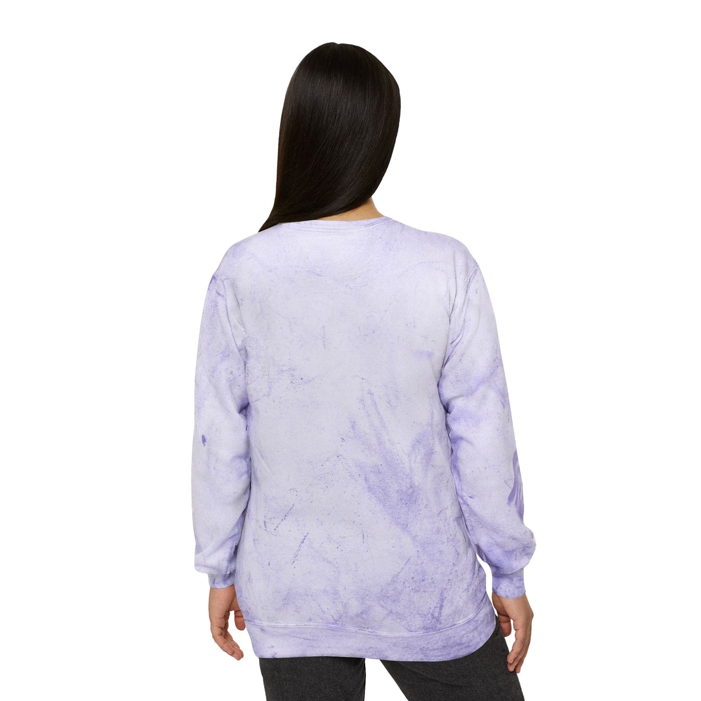 Sweatshirt Unisex Color Blast Crewneck ignore by Mariu del Campo. - Mariu del Campo