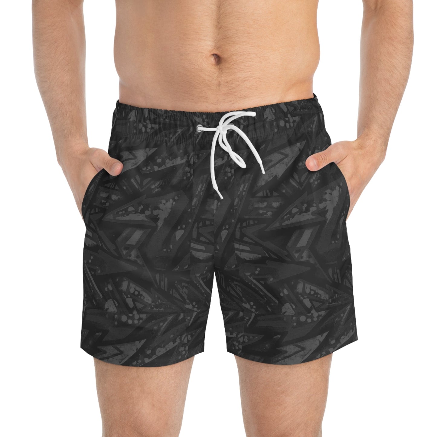 Swim Trunks Abstract by Mariu del Campo. - Mariu del Campo