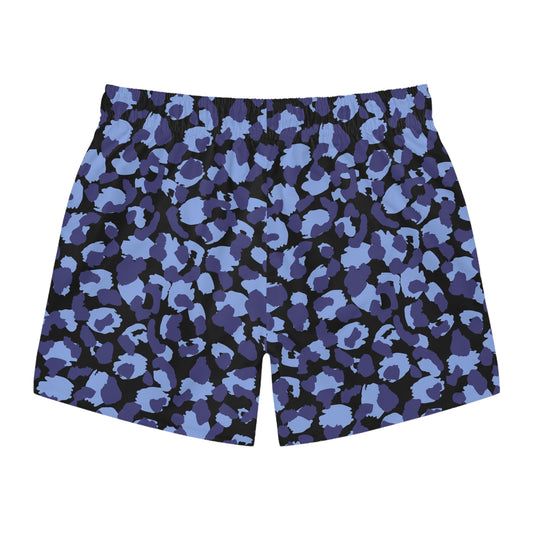 Swim Trunks blue leopard by Mariu del Campo. - Mariu del Campo