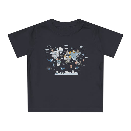 T-Shirt Unisex Baby animal world by Mariu del Campo. - Mariu del Campo