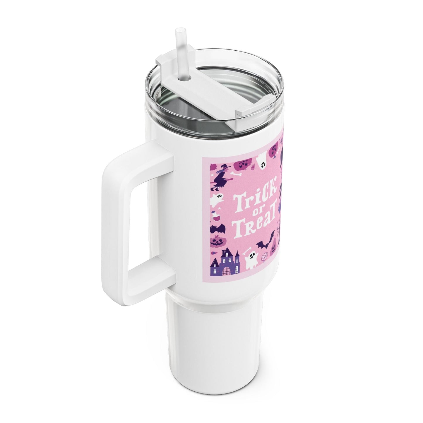 Tumbler 40oz Happy Halloween by Mariu del Campo. - Mariu del Campo