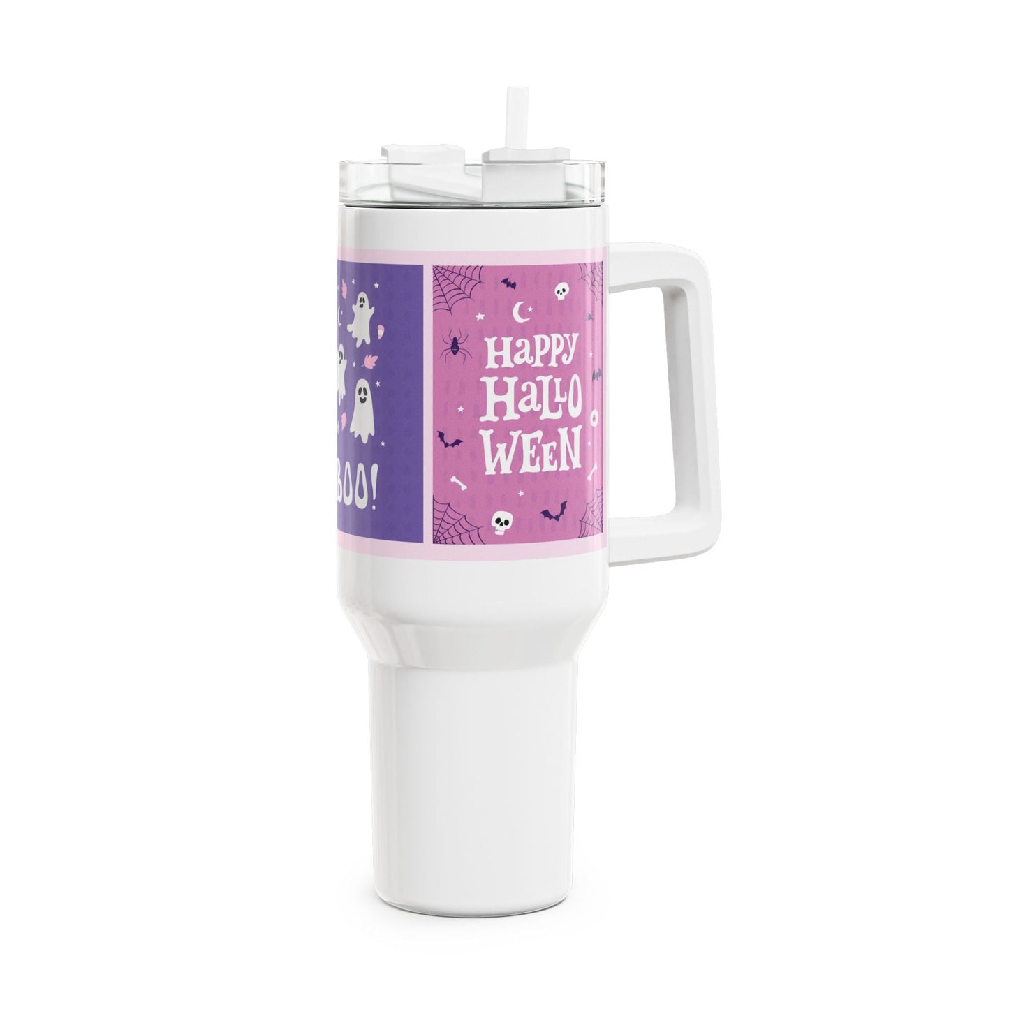 Tumbler 40oz Happy Halloween by Mariu del Campo. - Mariu del Campo