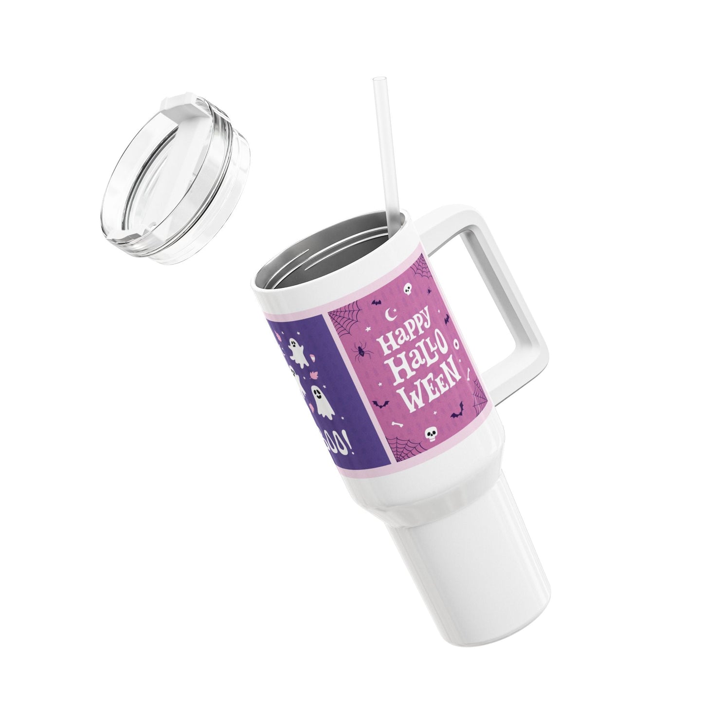 Tumbler 40oz Happy Halloween by Mariu del Campo. - Mariu del Campo