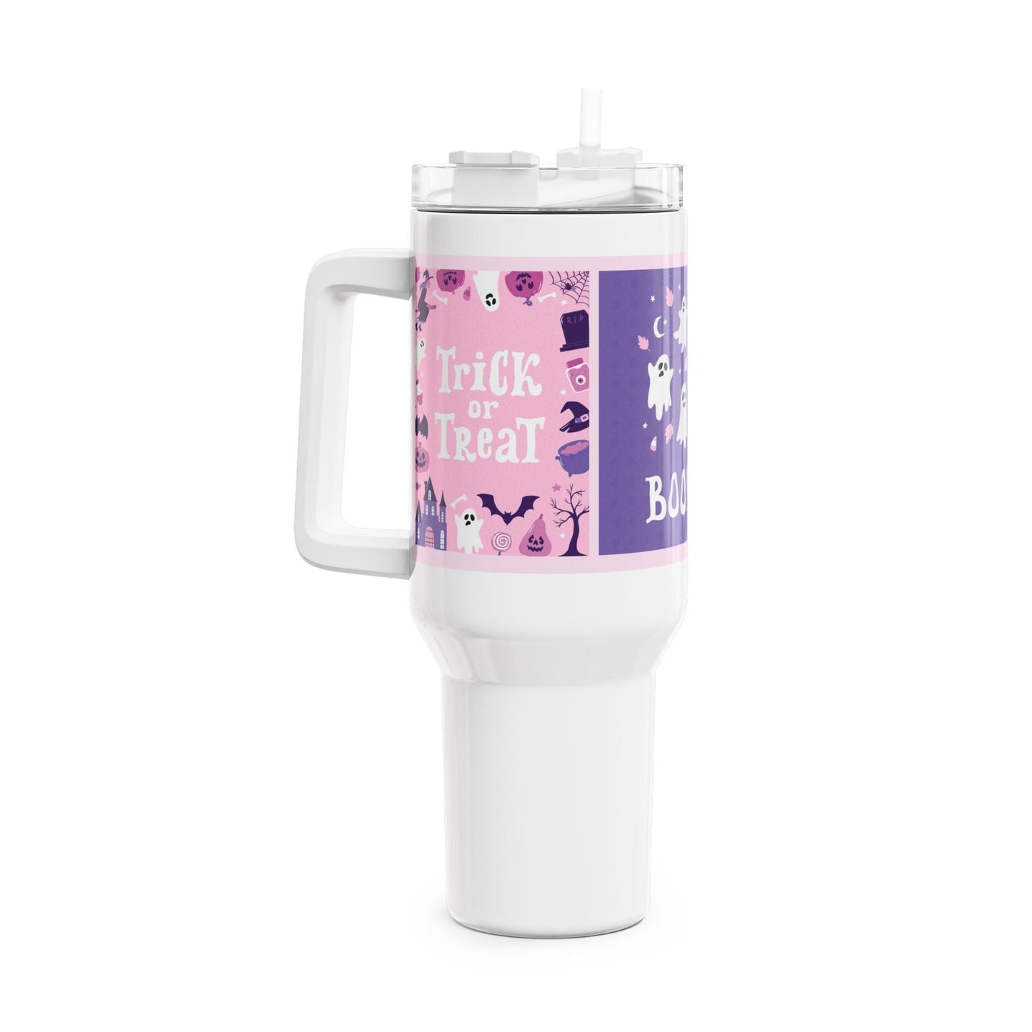 Tumbler 40oz Happy Halloween by Mariu del Campo. - Mariu del Campo