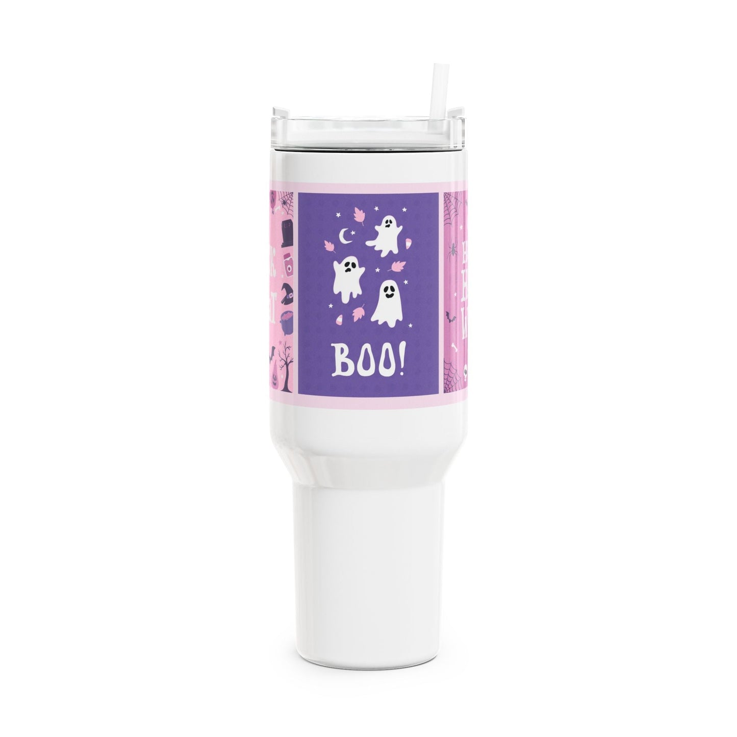 Tumbler 40oz Happy Halloween by Mariu del Campo. - Mariu del Campo