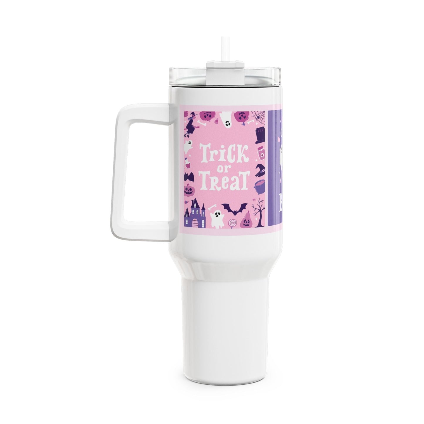 Tumbler 40oz Happy Halloween by Mariu del Campo. - Mariu del Campo