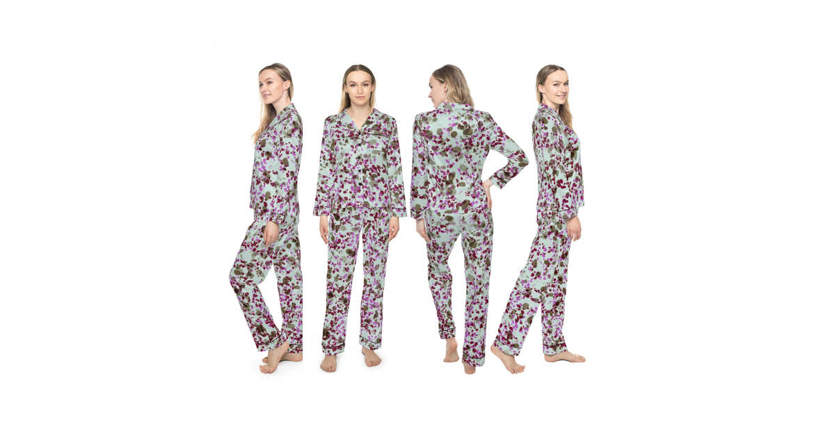 Loungewear and Cozy — Pajamas Women's Satin Dachshund by Mariu del Campo