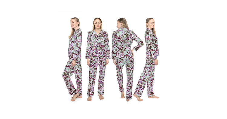 Loungewear and Cozy — Pajamas Women's Satin Dachshund by Mariu del Campo