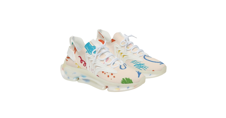 Sneakers Art Print collection by Mariu del Campo — butterfly mesh sneakers