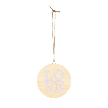 Signs love in Wood by Mariu del Campo.