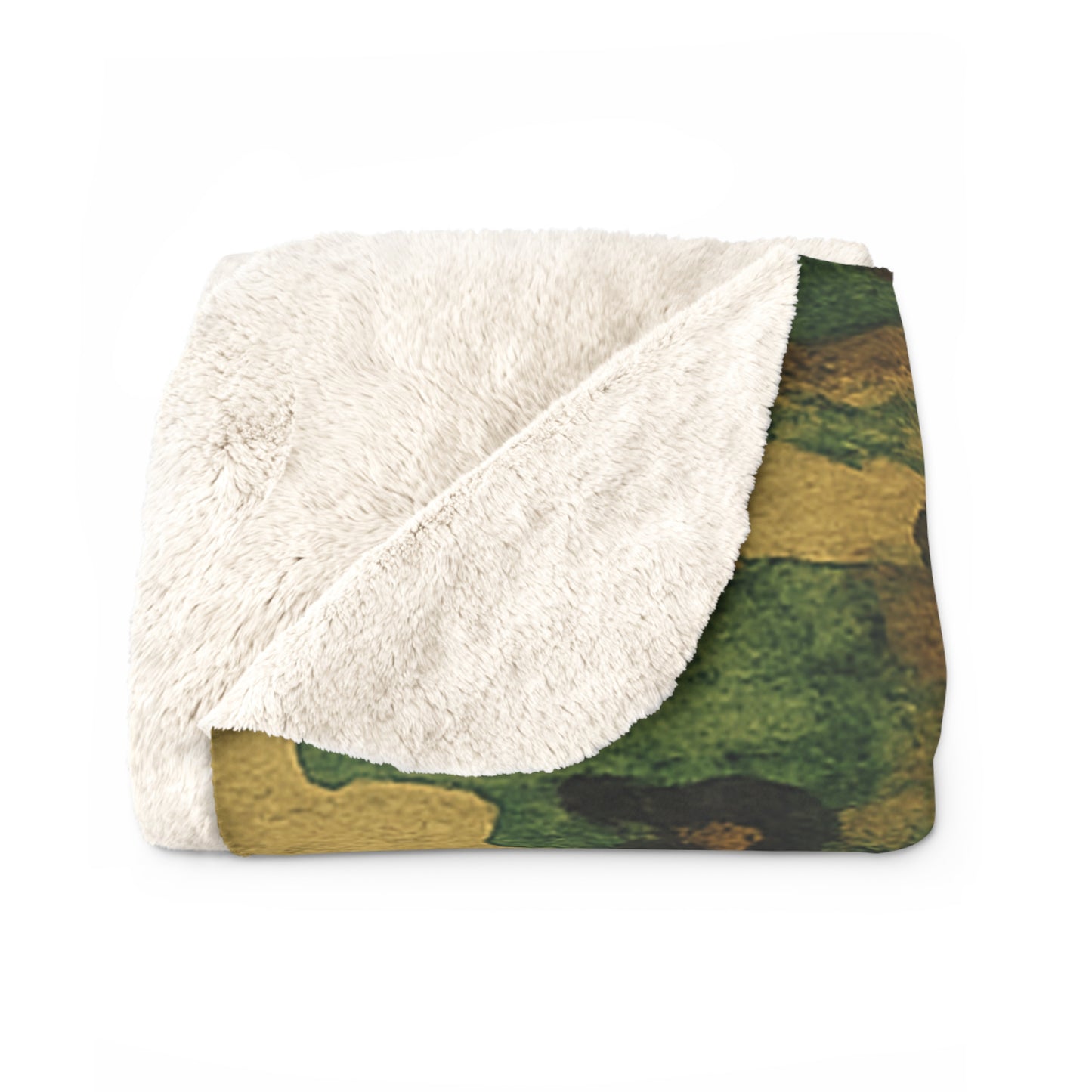 Sherpa Blanket Camo Leopard Cozy Fleece Throw — Mariu del Campo