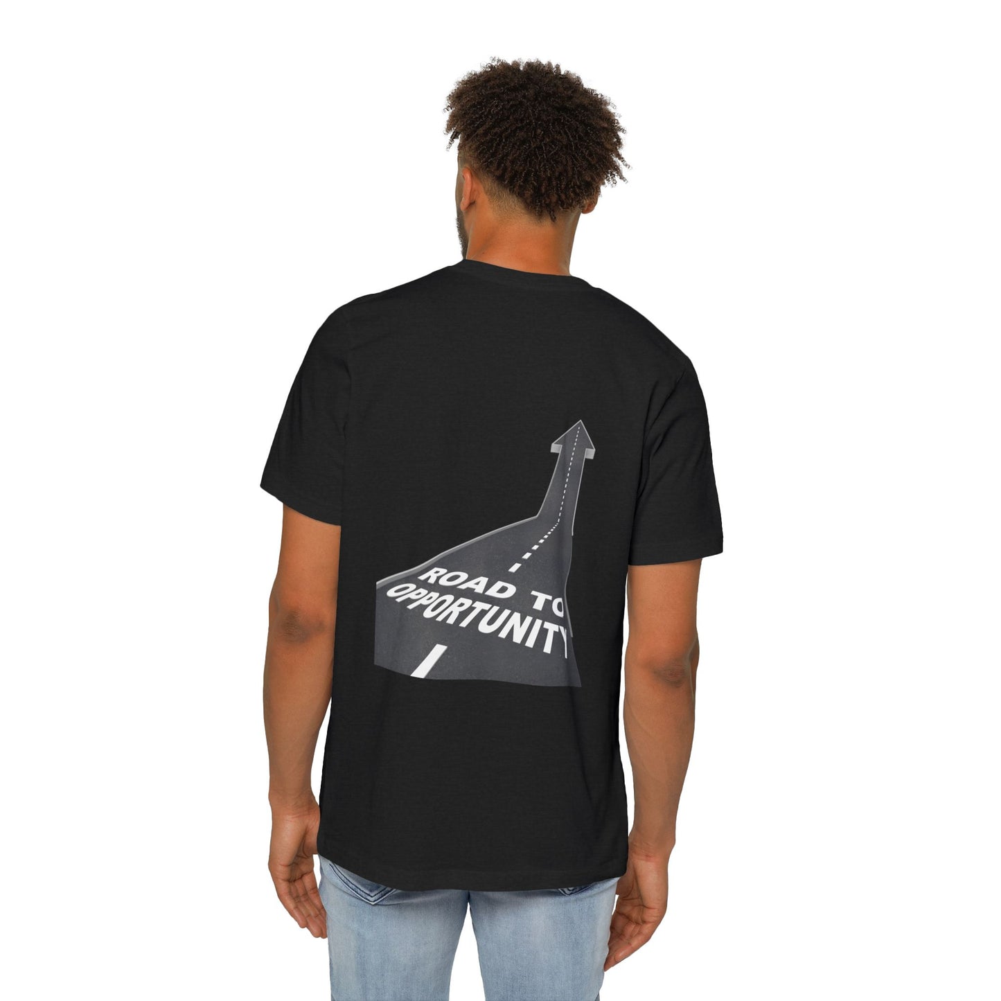 T-Shirt Unisex Road to Opportunity — Mariu del Campo