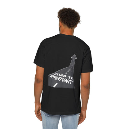 T-Shirt Unisex Road to Opportunity — Mariu del Campo