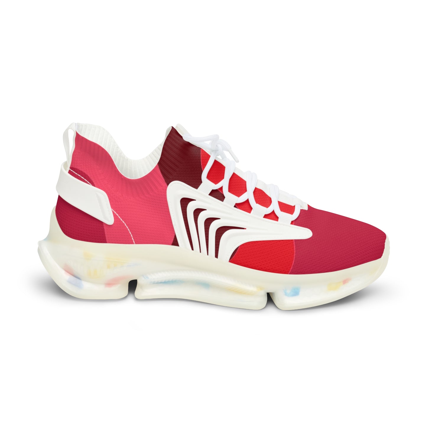 Sneakers unisex Mesh dark red by Mariu del Campo.
