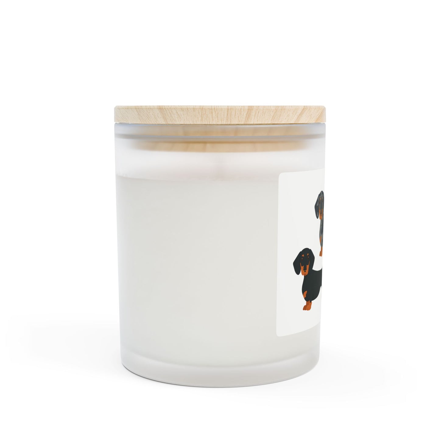 Candle Frosted Glass 11oz Dachshund Trio — Mariu del Campo