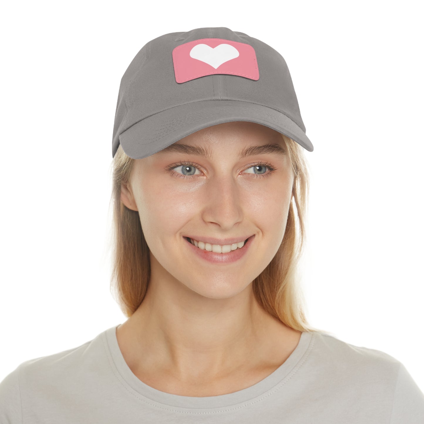 Hat with Leather Patch (Rectangle) love by Mariu del Campo.