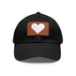 Hat with Leather Patch (Rectangle) love by Mariu del Campo.