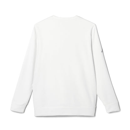 adidas® Unisex Fleece Crewneck Sweatshirt Super Mom — by Mariu del Campo