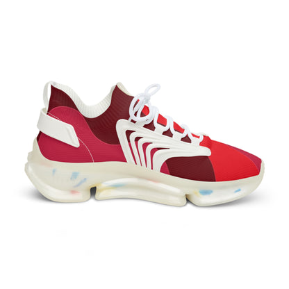 Sneakers unisex Mesh dark red by Mariu del Campo.