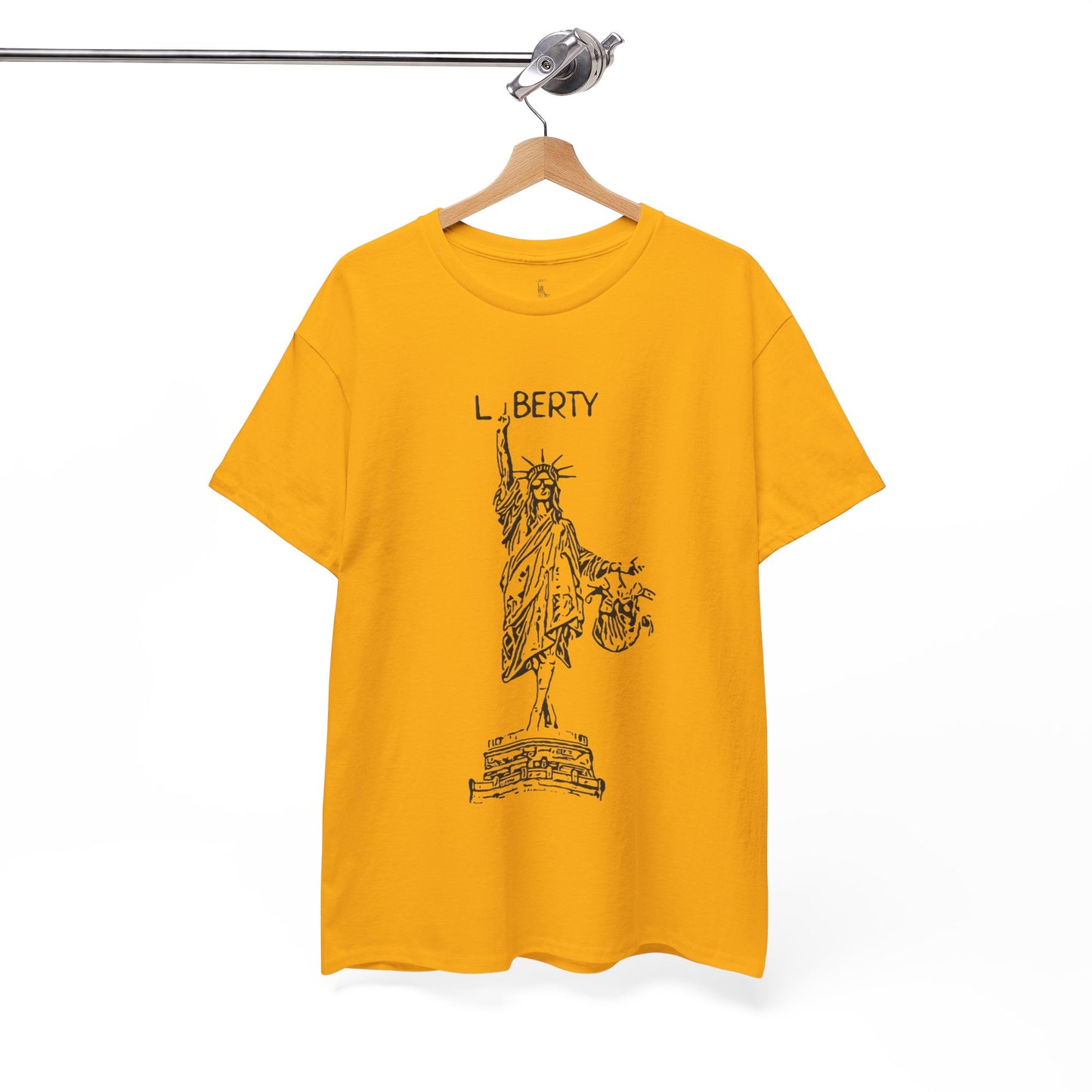 T-Shirt Statue of Liberty Unisex Cotton Tee by Mariu del Campo.