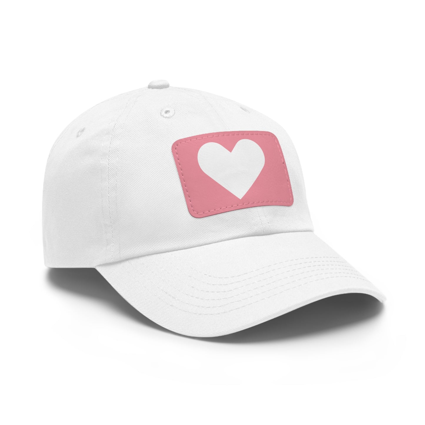 Hat with Leather Patch (Rectangle) love by Mariu del Campo.