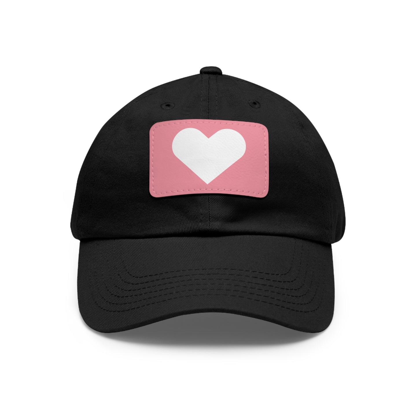 Hat with Leather Patch (Rectangle) love by Mariu del Campo.