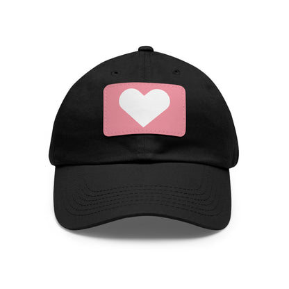 Hat with Leather Patch (Rectangle) love by Mariu del Campo.