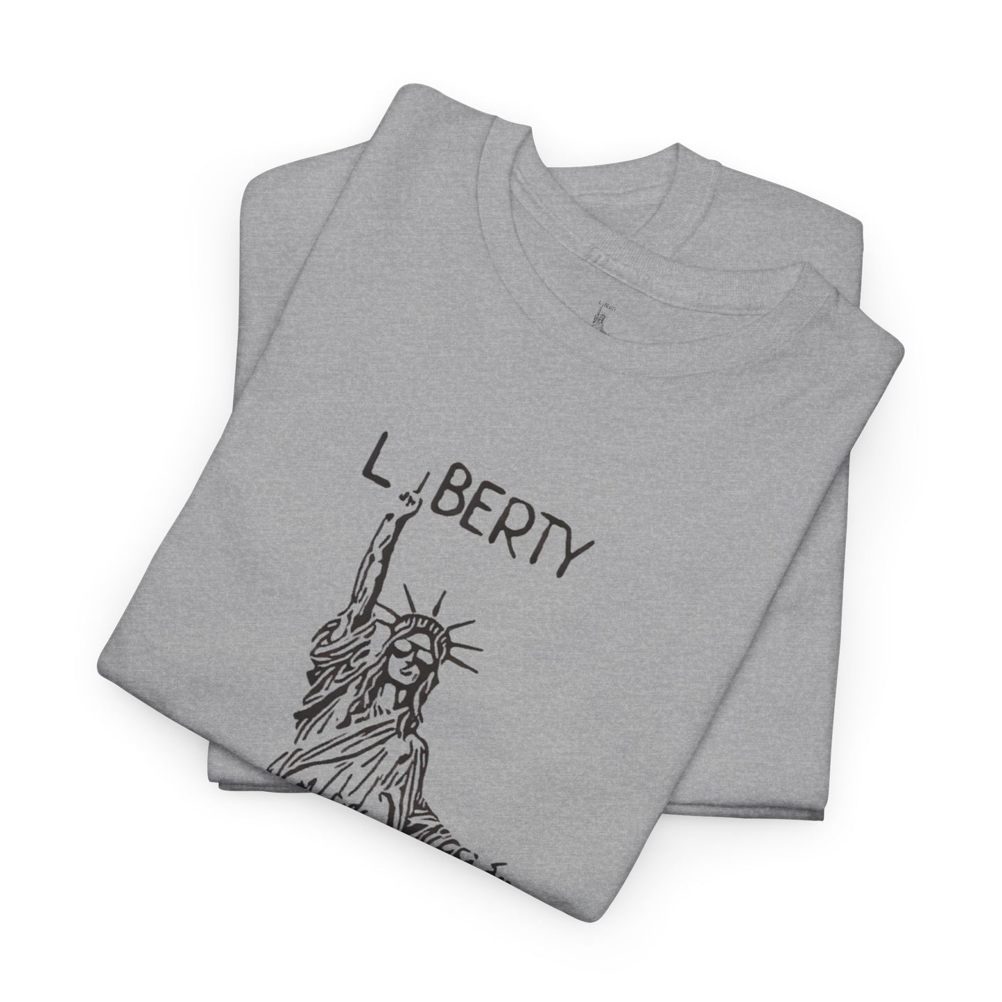 T-Shirt Statue of Liberty Unisex Cotton Tee by Mariu del Campo.