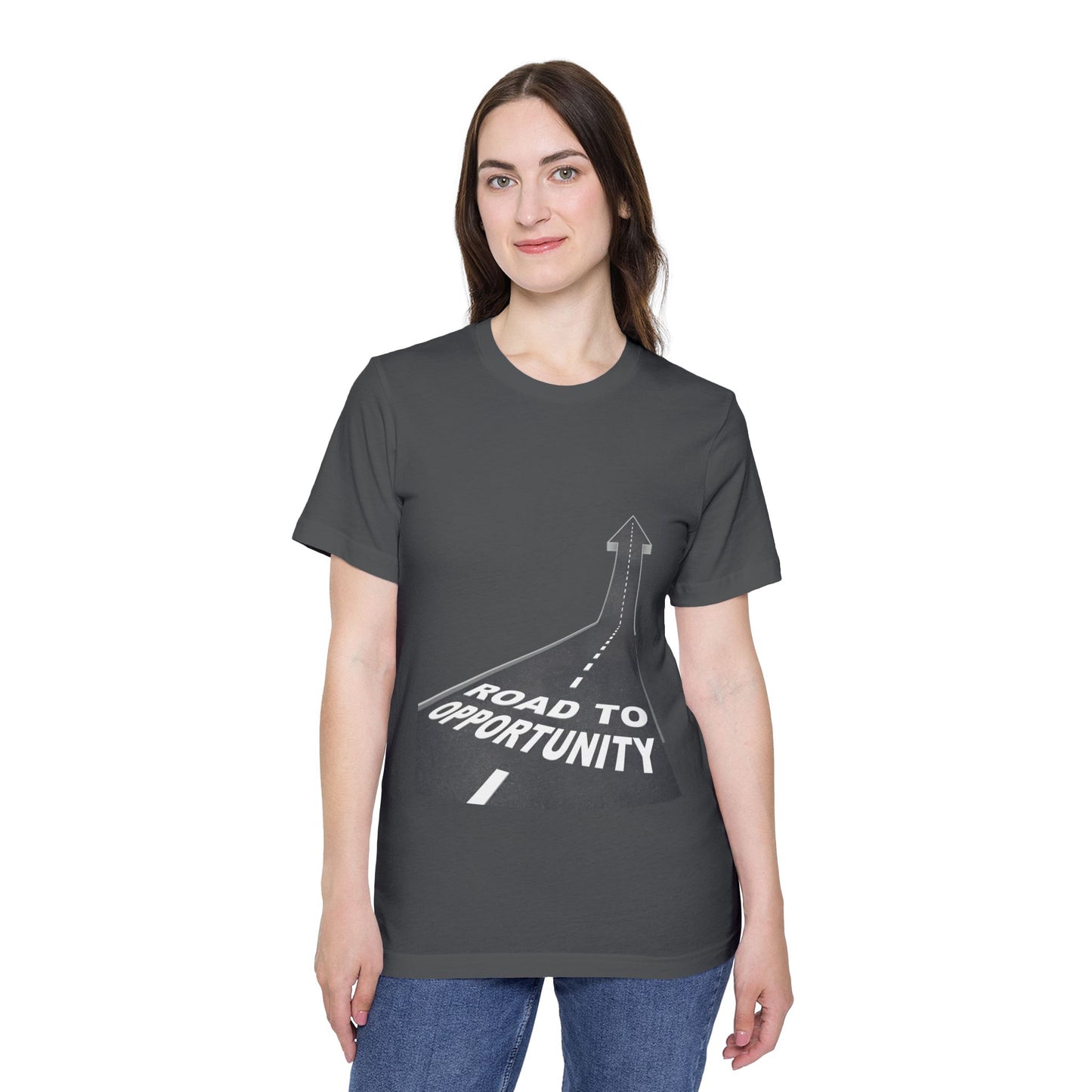 T-Shirt Unisex Road to Opportunity — Mariu del Campo