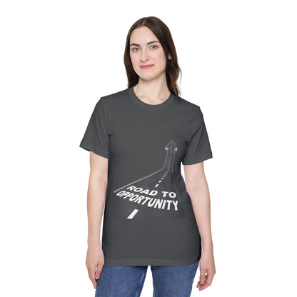 T-Shirt Unisex Road to Opportunity — Mariu del Campo