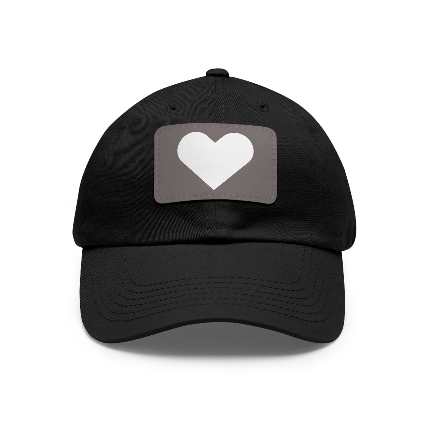 Hat with Leather Patch (Rectangle) love by Mariu del Campo.