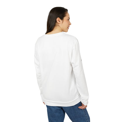 adidas® Unisex Fleece Crewneck Sweatshirt Super Mom — by Mariu del Campo