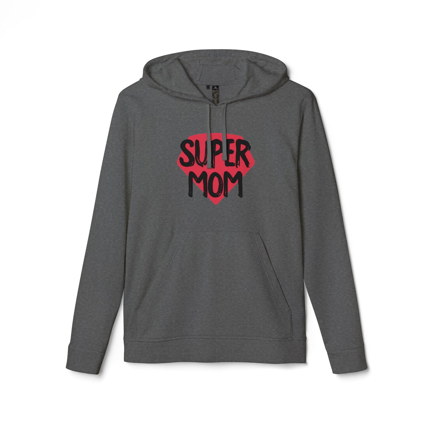 adidas® Unisex Fleece Hoodie Super Mom by Mariu del Campo.