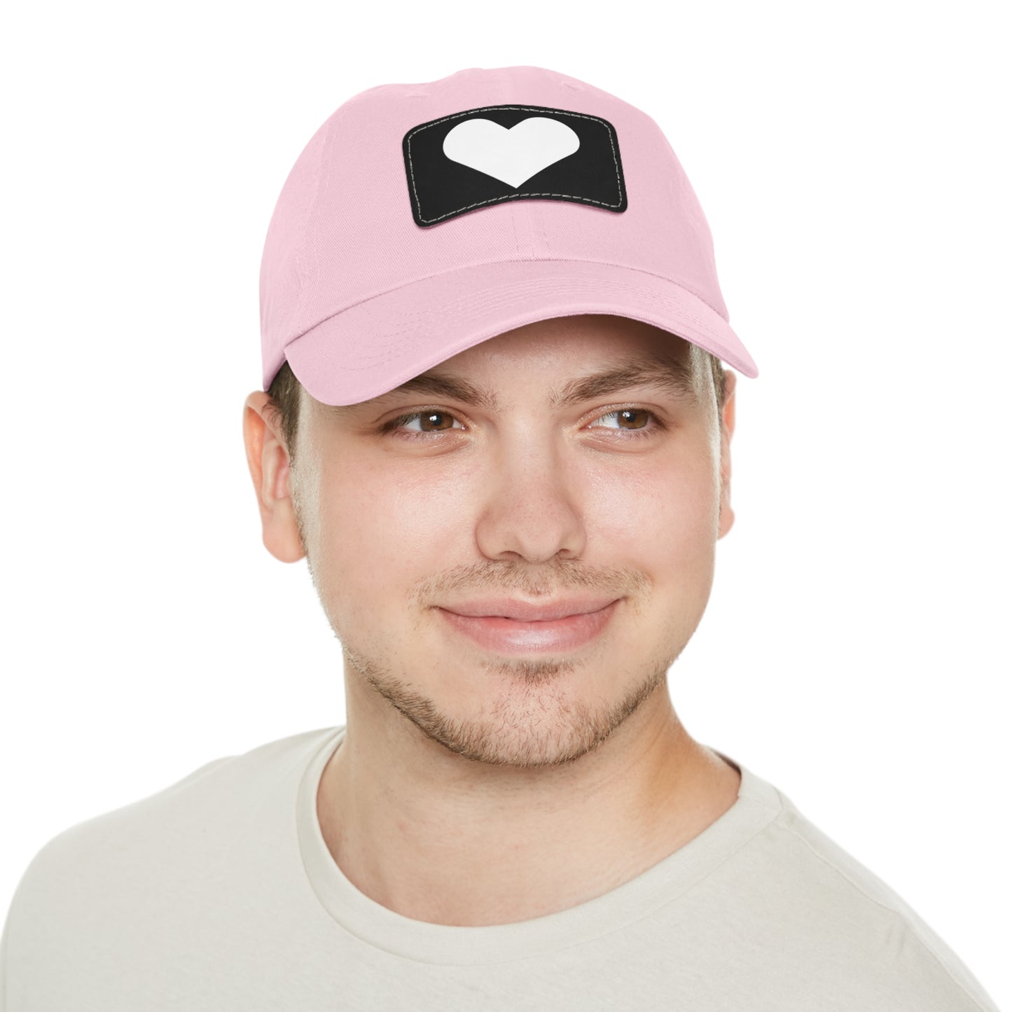 Hat with Leather Patch (Rectangle) love by Mariu del Campo.