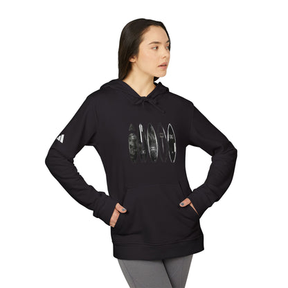 adidas® Unisex Fleece Hoodie Surf — by Mariu del Campo