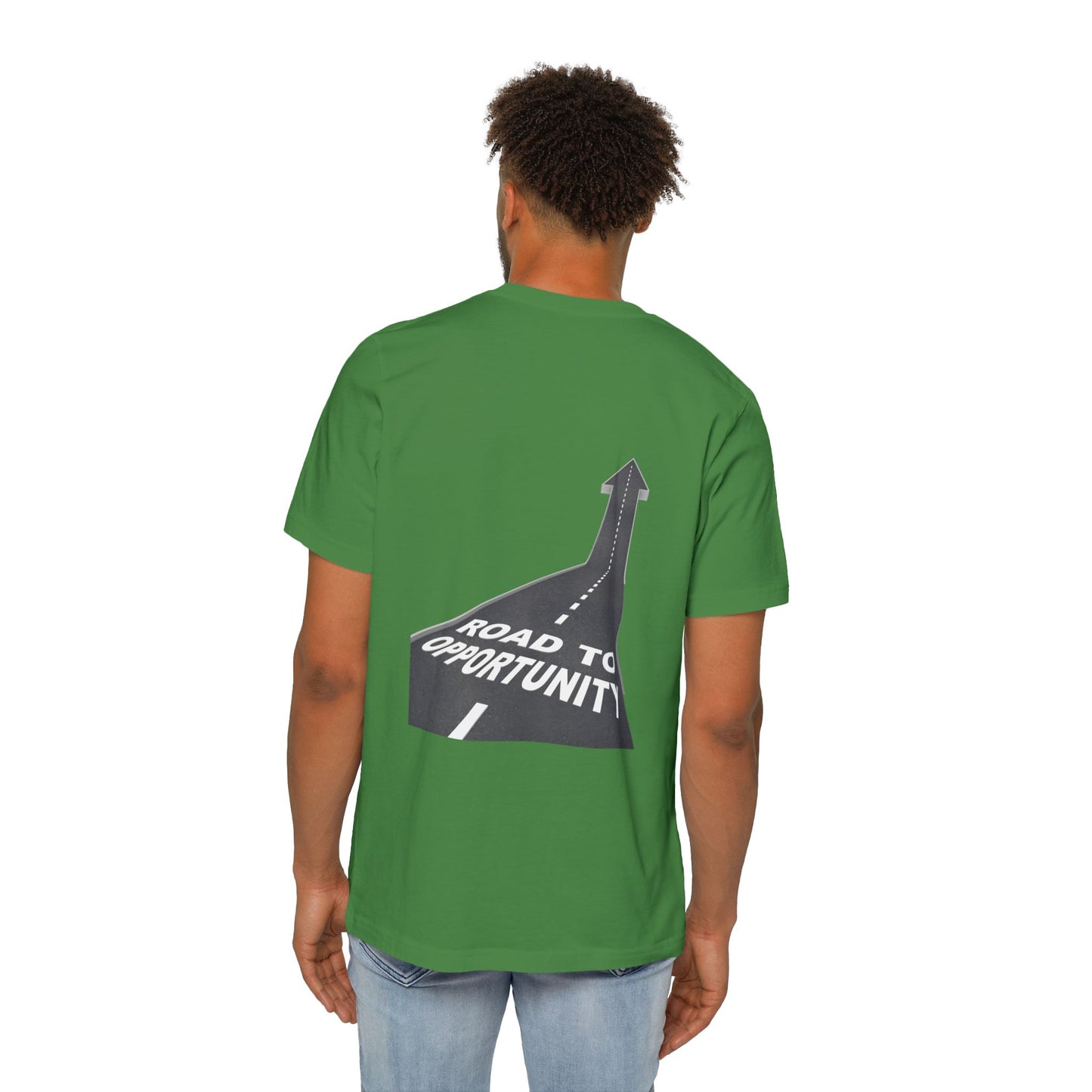T-Shirt Unisex Road to Opportunity — Mariu del Campo