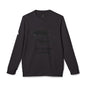 adidas® Unisex Fleece Crewneck Ride the Waves Fearlessly — by Mariu del Campo