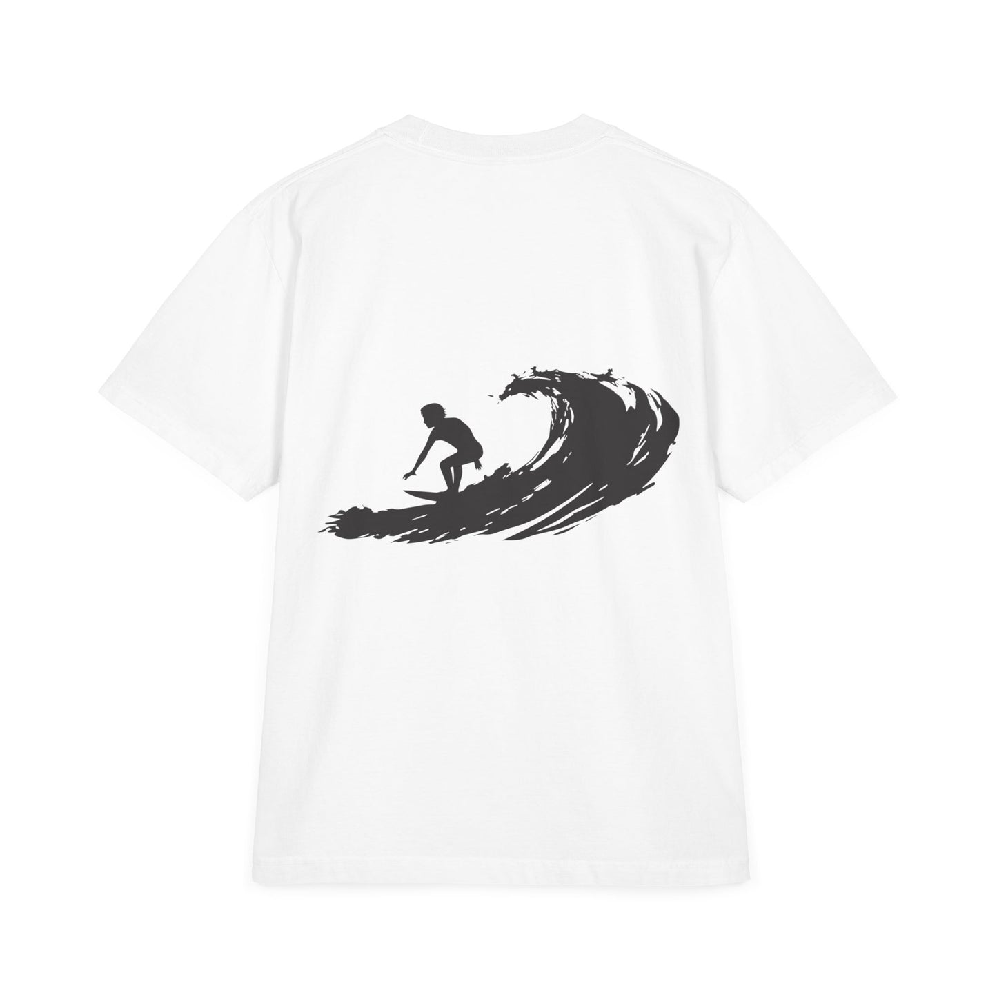 T-Shirt Surfing Wave Unisex by Mariu del Campo.