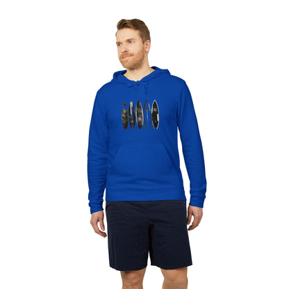 adidas® Unisex Fleece Hoodie Surf — by Mariu del Campo